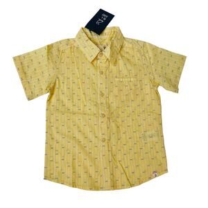 NWT Me & Henry 6/7Y Yellow Bow Tie Pier Shirt